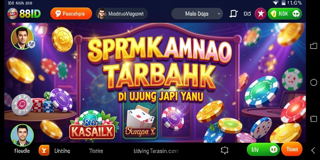 Screenshot utama 88ID yang menunjukkan gameplay Kasino yang seru.