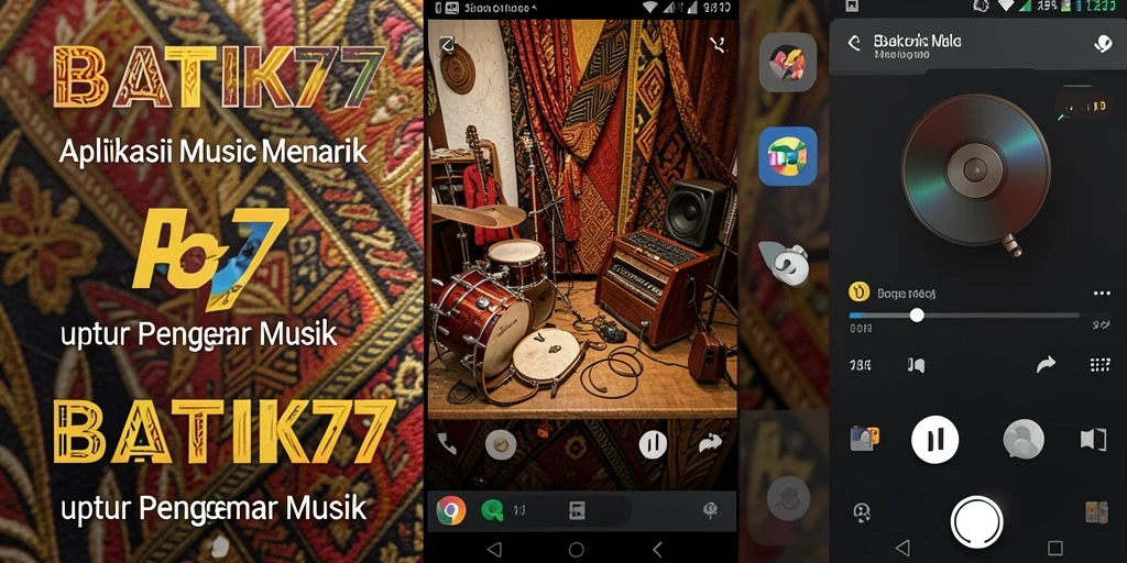 Tampilan gameplay BATIK77 yang menakjubkan dengan berbagai genre musik.