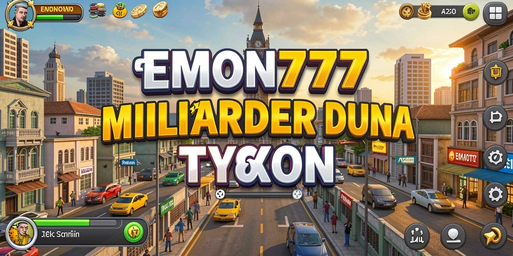 Screenshot gameplay EMON777 menunjukkan pengalaman Tycoon yang seru.
