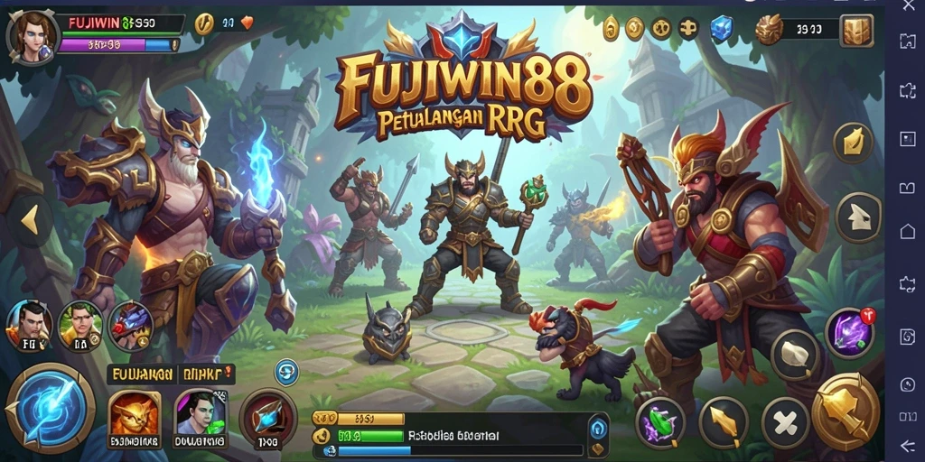 Tampilan gameplay seru dan mendebarkan dalam FUJIWIN88.