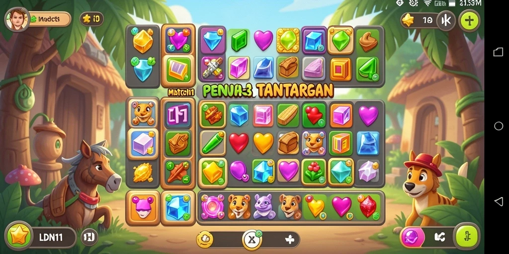 Screenshot gameplay LDN11 yang menarik dan penuh warna.