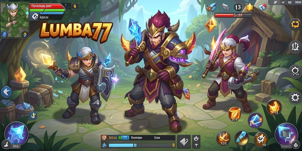 Tampilan gameplay LUMBA77 yang memukau dan penuh aksi.