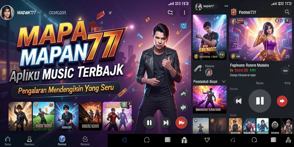 Screenshot gameplay MAPAN777 yang menunjukkan berbagai fitur musik dengan antarmuka menarik.