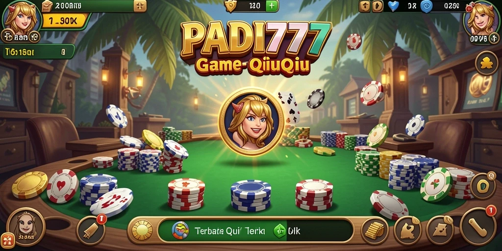 Screenshot gameplay QiuQiu PADI777 yang menegangkan dan seru.
